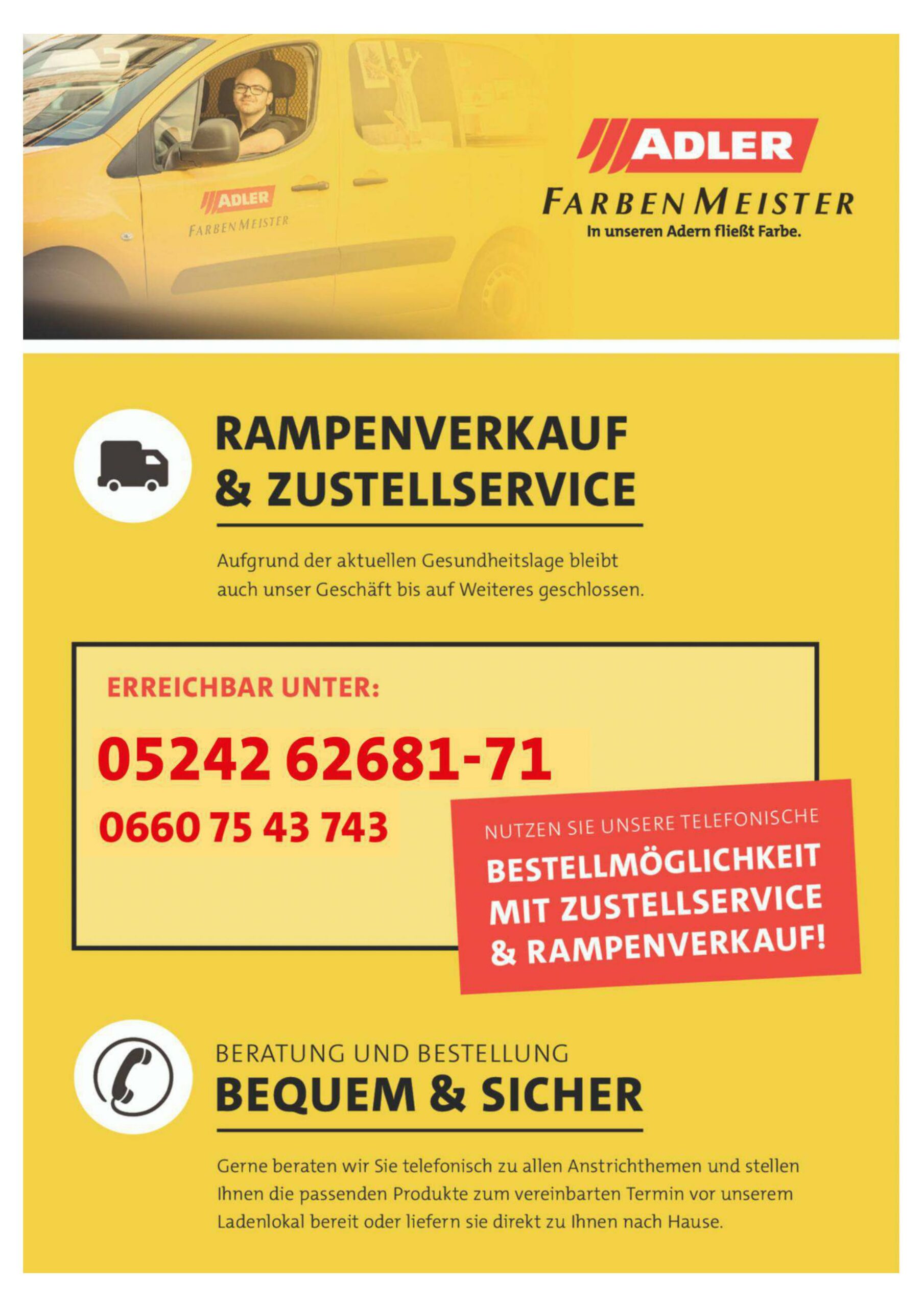 Click und Collect - Tirolack Lieferservice